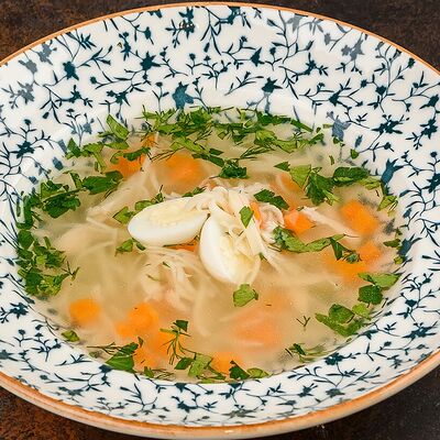 Суп-лапша с курицей в Каретный дворик по цене 410 ₽