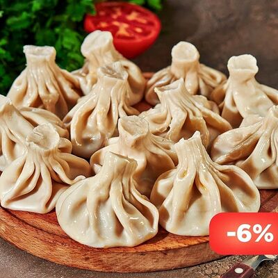 Сет Хинкали отварные с говядиной и свининой 15шт в Айран по цене 1199 ₽