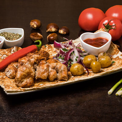 Шашлык из индейки в У березки по цене 480 ₽