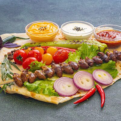 Куриные сердечки в ланч боксе в Точка гриль по цене 555 ₽