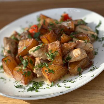 Жаркое по домашнему с курицей в Собрание по цене 650 ₽