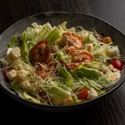 Цезарь с тигровыми креветками в KAIF по цене 510 ₽