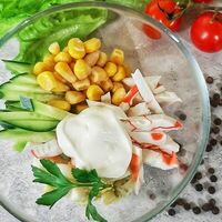 Салат Крабовый в Зачётка