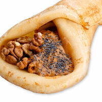 Блин с маком, сгущенкой и орехамив Мега 45