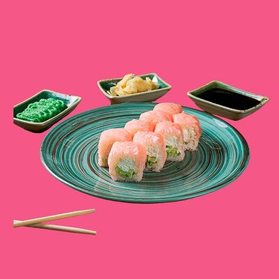 Ролл Спайси Розовая фея Salomon Угорь в Big Fish по цене 1170 ₽