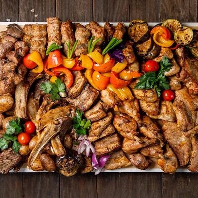 Шашлычный сет на компанию из 30 человек в Шашлык Хаус GRILL&PIZZA по цене 65253 ₽