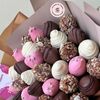 Букет из клубники в шоколаде Притяжение в Favorite food по цене 5856