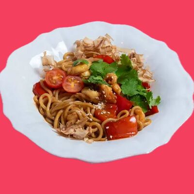 Лапша с креветками в Ramen bar xChina new boys по цене 750 ₽