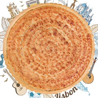 Лиссабонский клубничный пирог (24 см) в Машенькины пироги по цене 2010 ₽