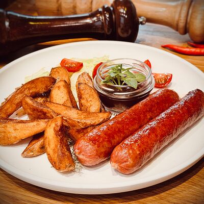 Говяжья колбаска Вюрцерв Burgers & Ribs Bar по цене 1359 ₽