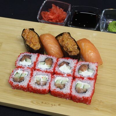 Мини-сет форель в Krakenssushi по цене 680 ₽