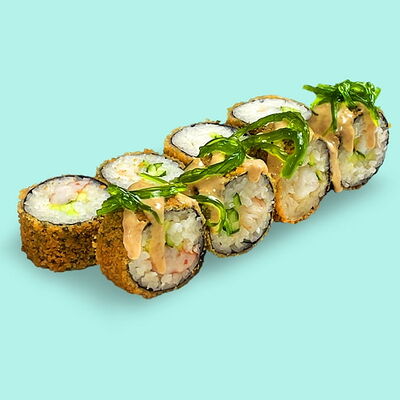 Ролл Темпурная Креветка в Khaki Sushi по цене 437 ₽