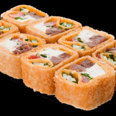 Ролл Тортилья с мясом 8 шт/250гр в Хотэй суши по цене 499 ₽