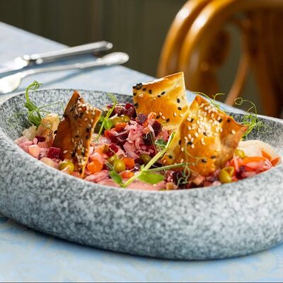 Салат Винегрет с масляной рыбой в Станъ по цене 605 ₽