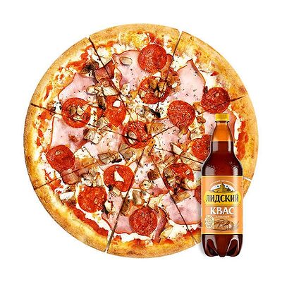Мясная и Лидский квас в ПиццаМания по цене 30 р.
