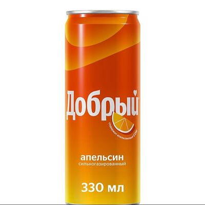 Добрый Апельсин жестяная банка в ЧебурекМИ по цене 95 ₽