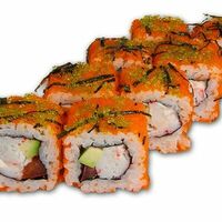 Ролл с тобико красной в SUSHI СЭН