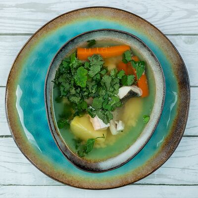 Суп Уха в Хорошие руки Рыба по цене 1000 ₽