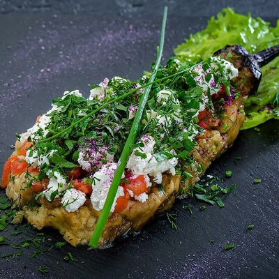 Баклажан биштак в Чайхона №1 Братьев Васильчуков по цене 455 ₽