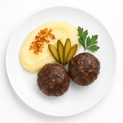 Котлетки домашние с картофельным пюре и соусом Тар-Тар в Verona по цене 849 ₽