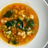 Овощной минестроне в Marcela