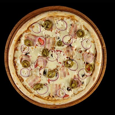 Пицца Чили-барбекю в Тайхаку по цене 940 ₽