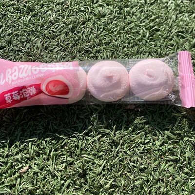 Маршмеллоу Picc клубникав Желтый фудтрак Голодный Дино по цене 70 ₽