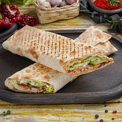 Шаурма из сёмга на углях в Геленджик по цене 940 ₽