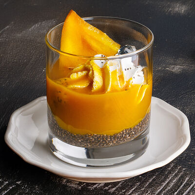 Манговый пудинг с чиа в Ginza по цене 1290 ₽