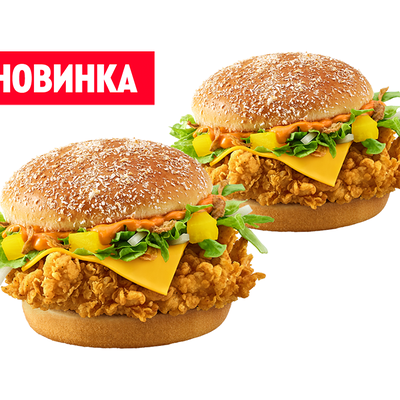 Пара со скидкой: 2 Тайских Бургера в ROSTIC’S по цене 590 ₽