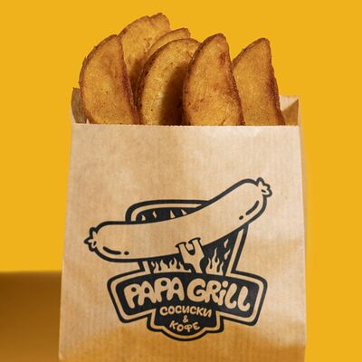Картофельные дольки в Бургерная Papa Grill по цене 173 ₽