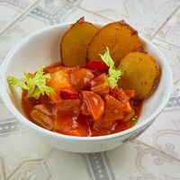 Лечо с печеным картофелем в Катюша Katyusha