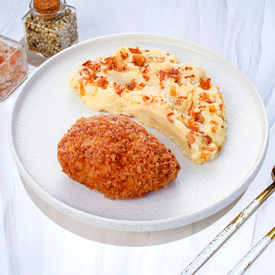 Котлета по-киевски с грибами и пюре в Магбургер & Братья Караваевы по цене 370