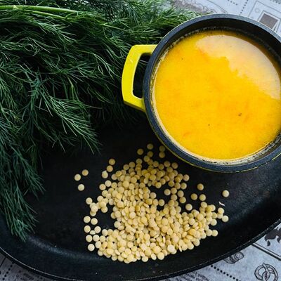 Куриный суп с пастой птитим и плавленым сыром в БлинОК! по цене 219 ₽