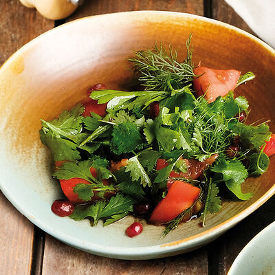 Зеленый салат в Гамарджоба по цене 515 ₽