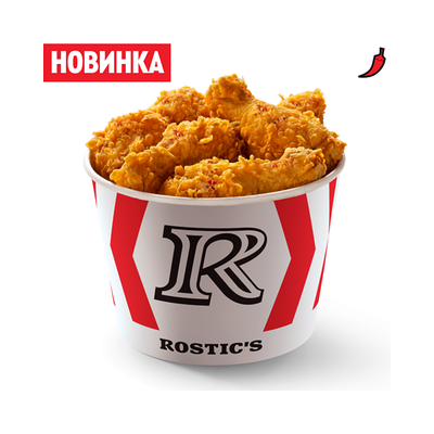 Баскет 10 ножек по-азиатски в ROSTIC'S по цене 869 ₽