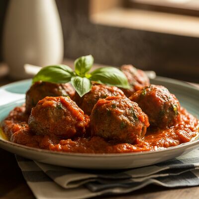 Итальянские тефтели в соусе маринара в Фабрика-кухня ex. The Black Door по цене 19 р.
