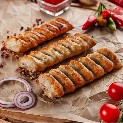 Люля-кебаб из курицы с сыром в #Лаваш по цене 485 ₽