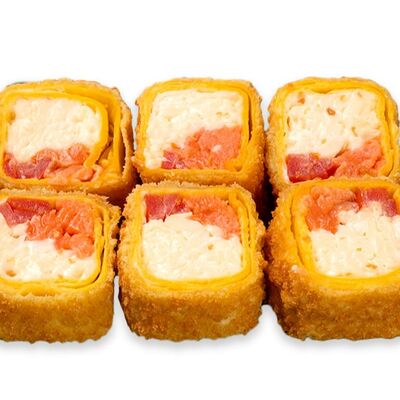 Сырный ролл с копченым лососем в Марио Пицца по цене 620 ₽