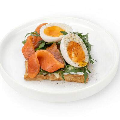 Вафли с лососем в Кулинария Патрик & Мари по цене 605 ₽