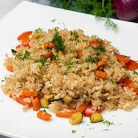 Рис с овощами в Шаурма Куулпицца