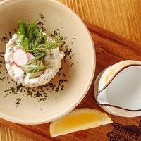 Окрошка с копченой курицей в Баран да ярочка