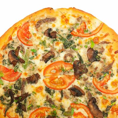 Пицца с говядиной и шпинатом в Hot-Pizza по цене 729 ₽