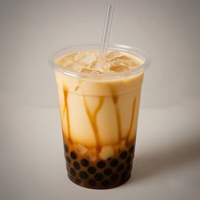 Карамельный бабл кофе в Coffemollka по цене 310 ₽