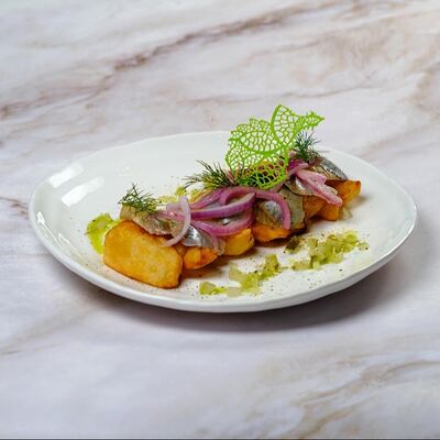 Сельдь с картофелемв BORJOMI RESTO по цене 620 ₽