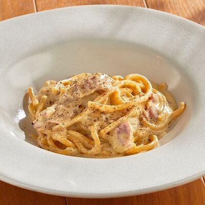 Спагетти с панчеттой в Russo Italiano по цене 790 ₽