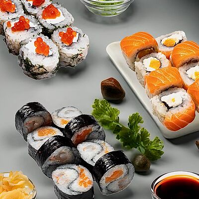 Комбо Ниндзяв Про 100 суши по цене 2499 ₽