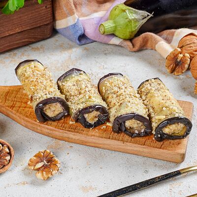 Завитки из баклажанов с орехами в Домашний Вкус по цене 600 ₽