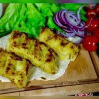 Люля-кебаб из картофеля в Мангал