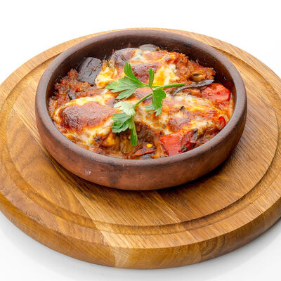 Аджапсандал, запеченный с сыром сулугуни в Хинкальная Кацо по цене 245 ₽